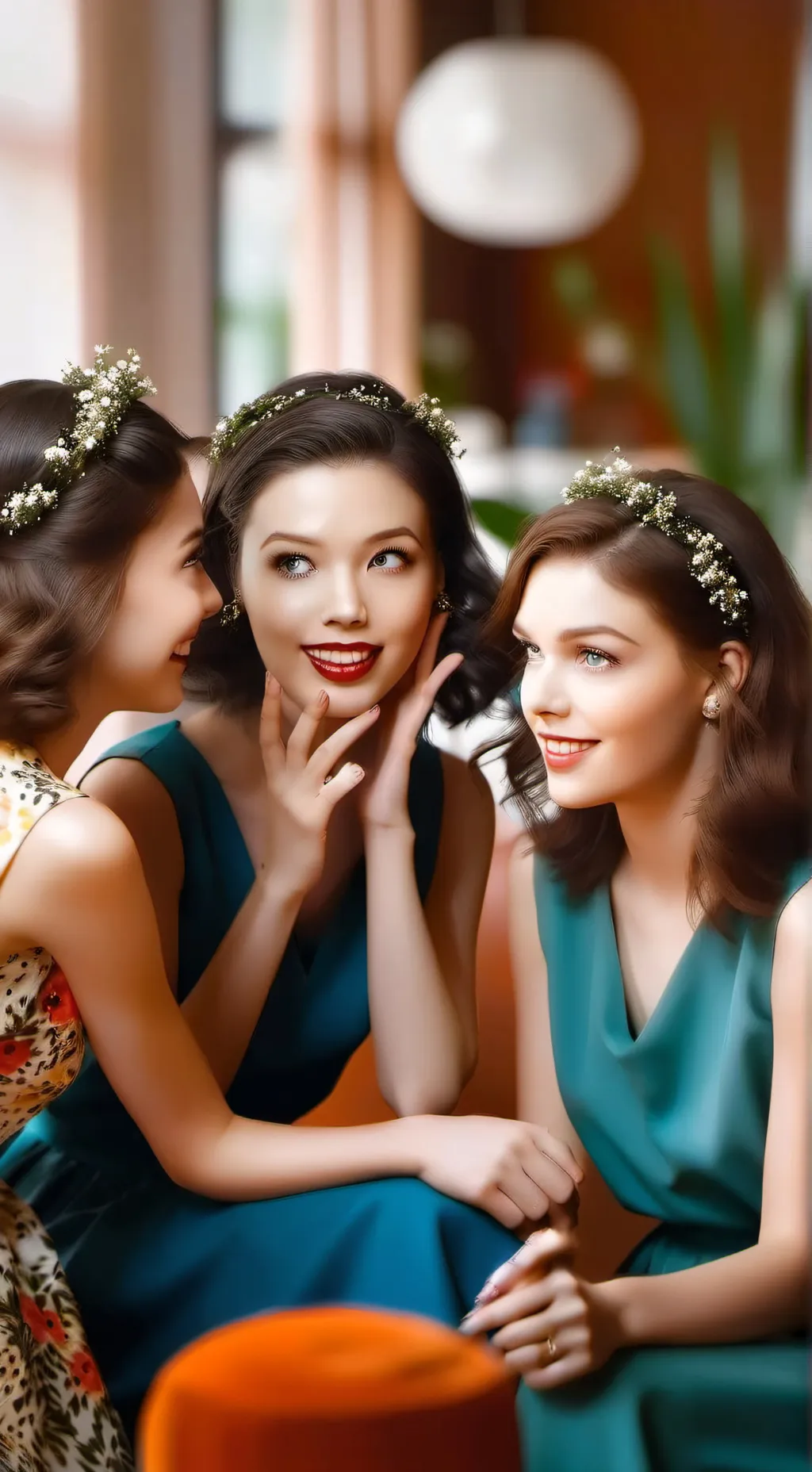 ai character: Girl Friend Group background