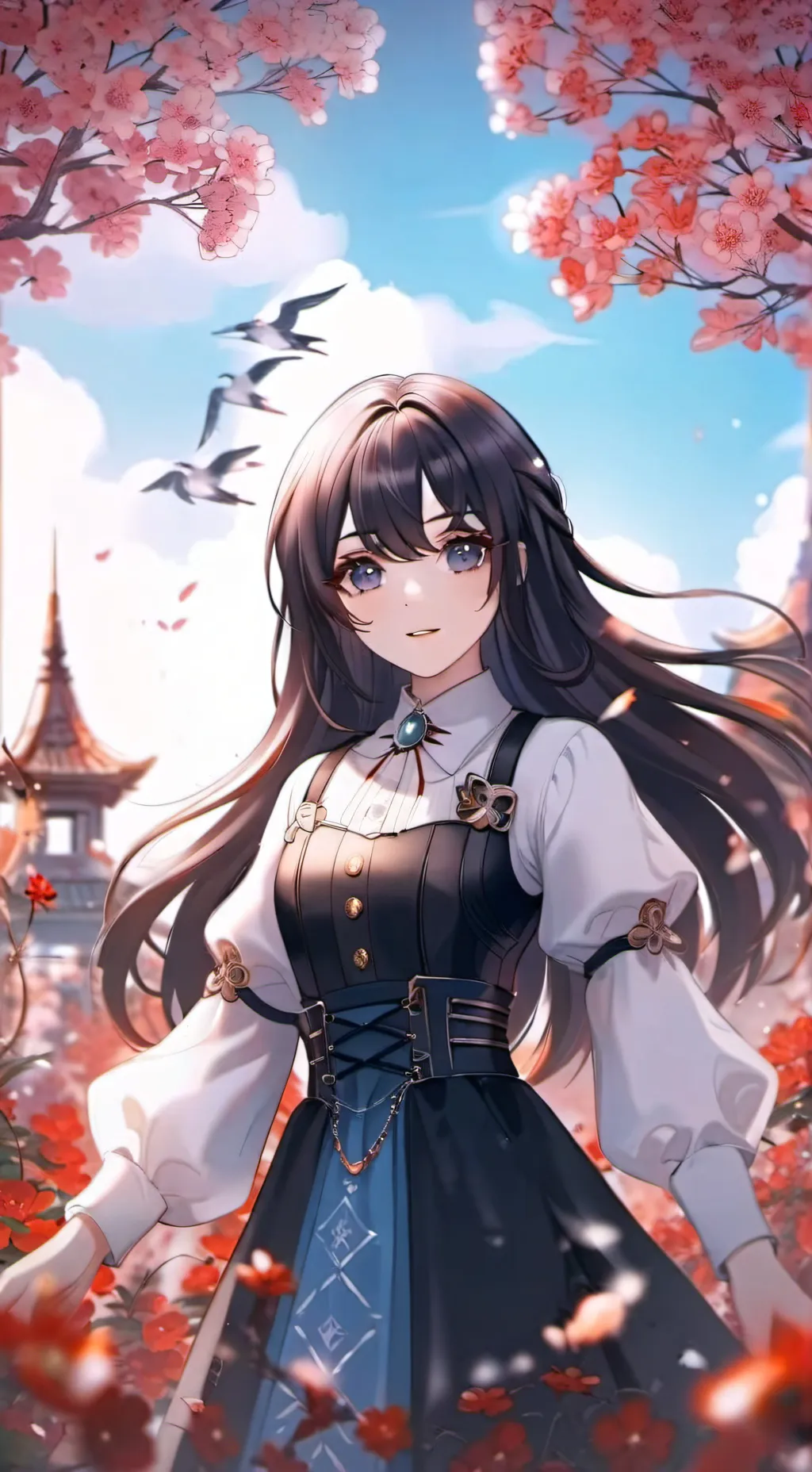 ai character: AYA background