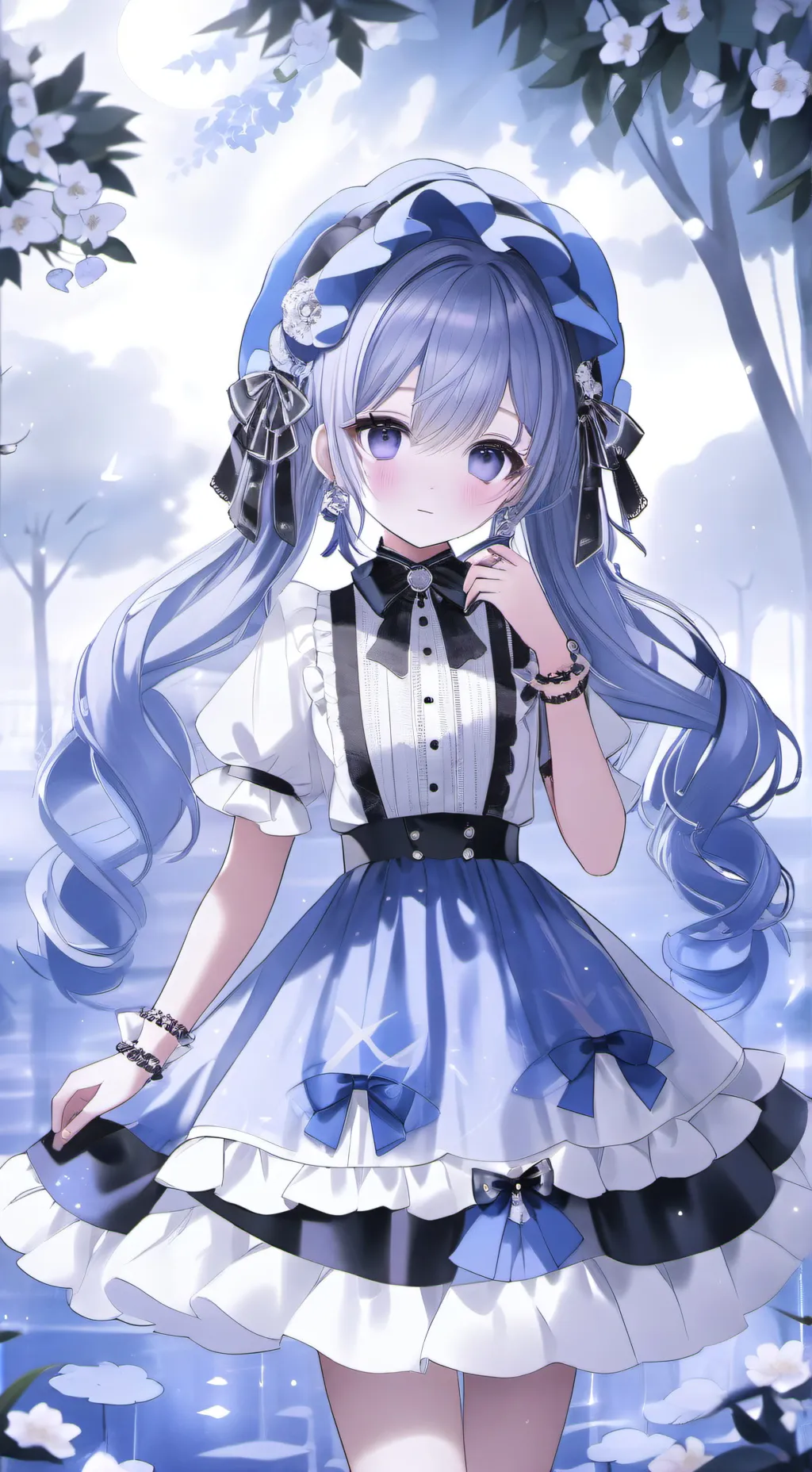 ai character: Oceania  background