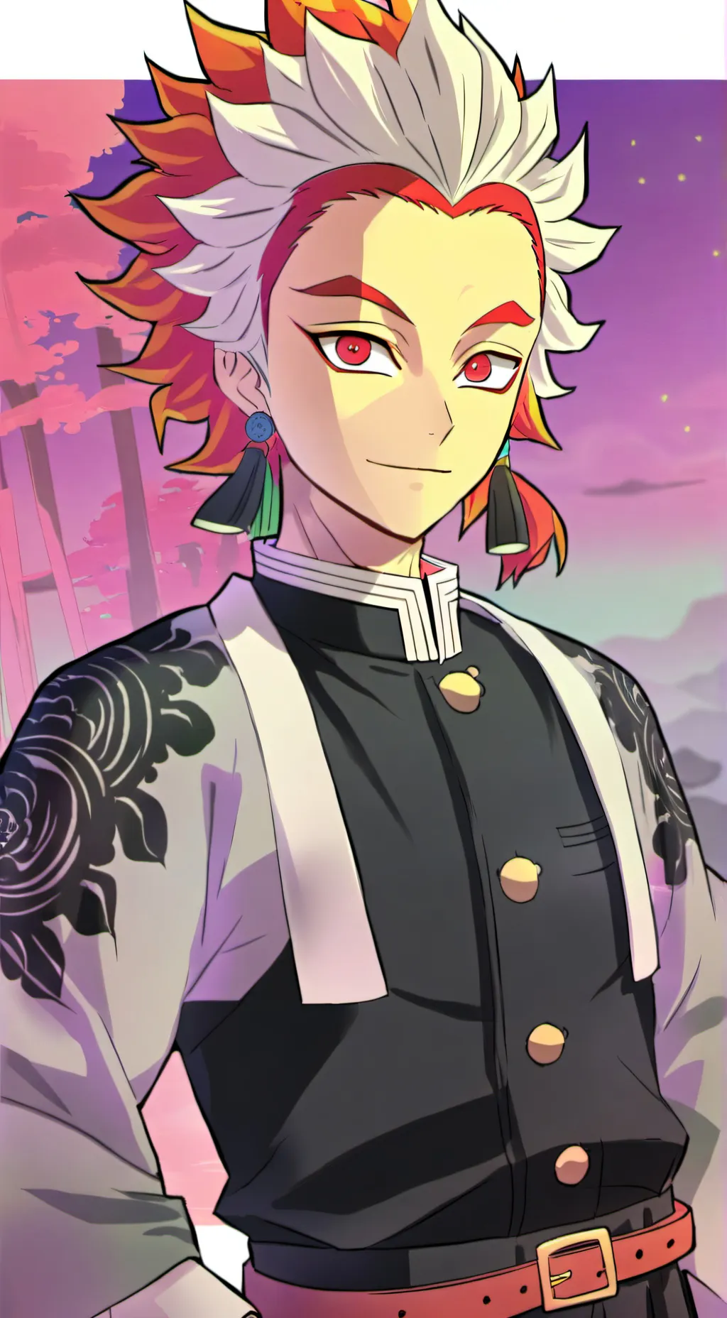 ai character: Rengoku Kyojuro background