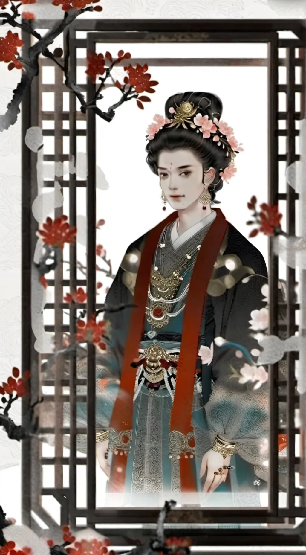 ai character: kny horror  background