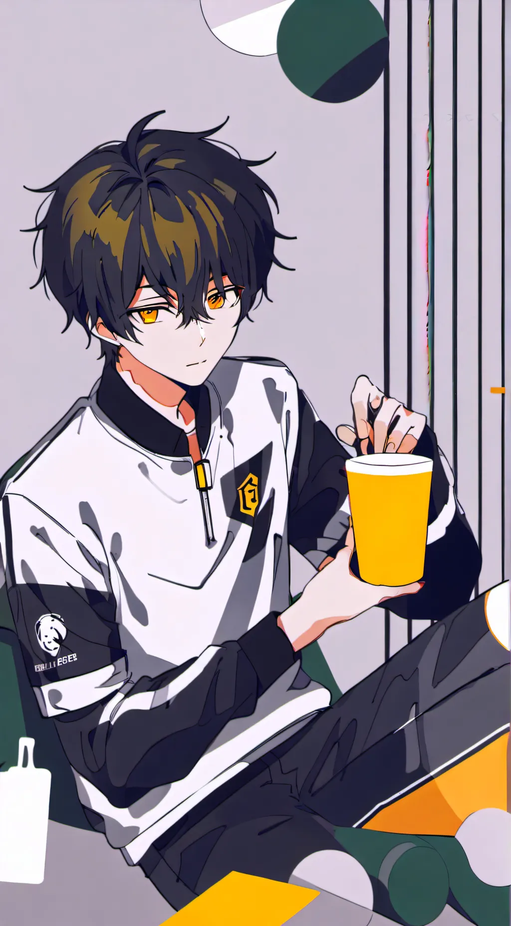 ai character: Alan  background