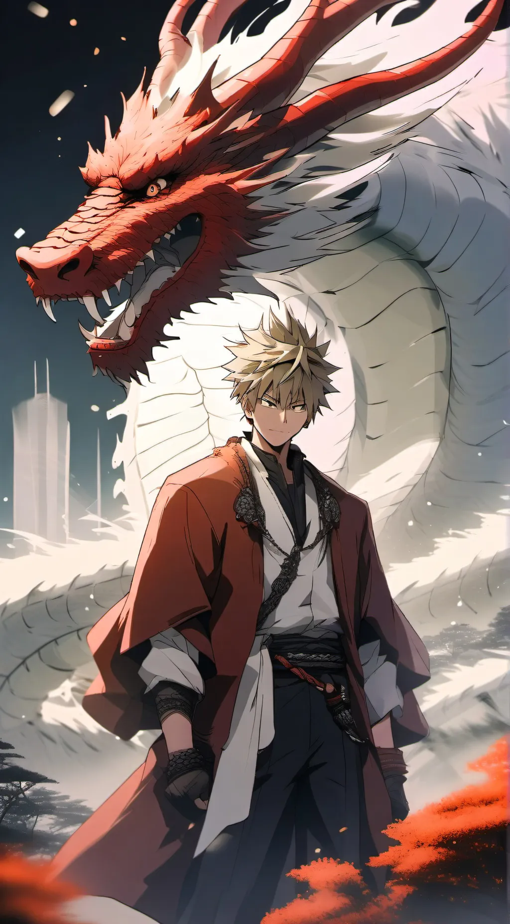 ai character: My Dragon Academia background