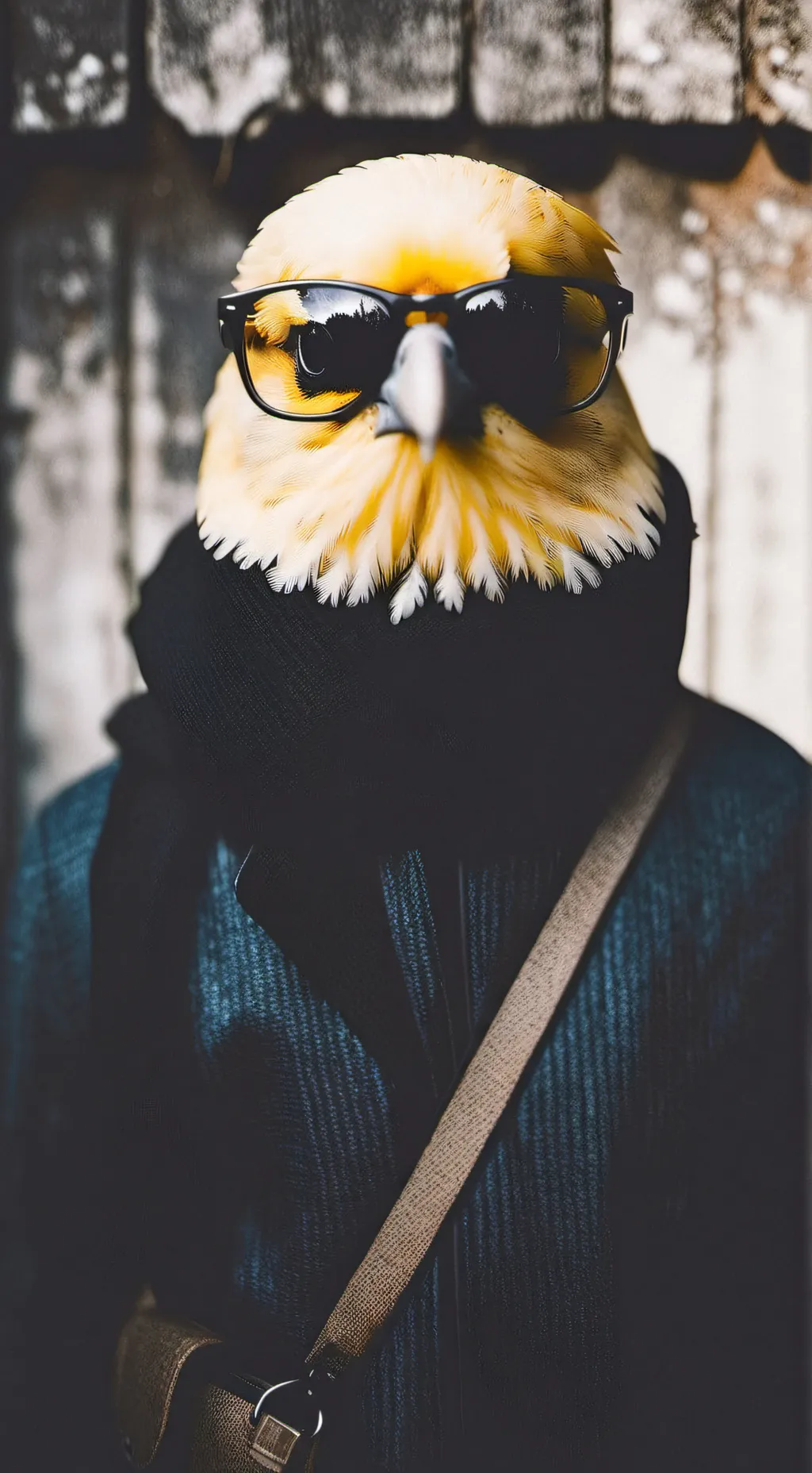 ai character: bird  background