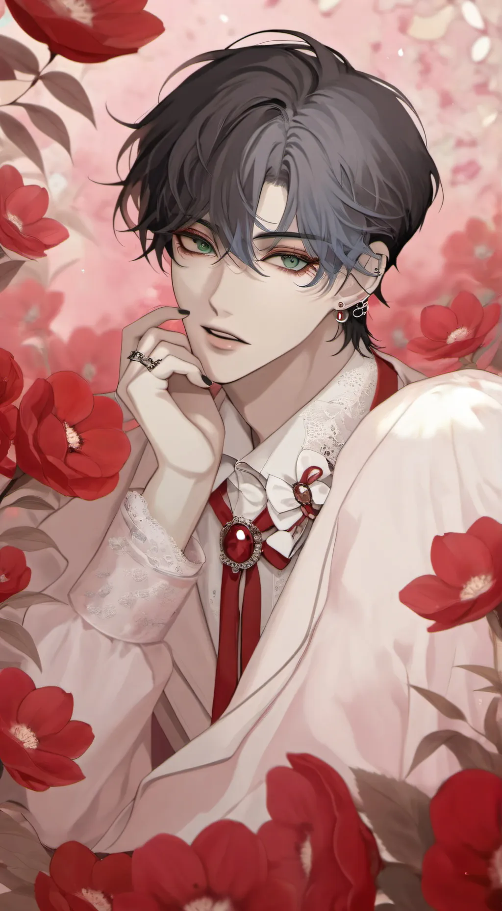 ai character: ~Diego~<3 ♥️ background