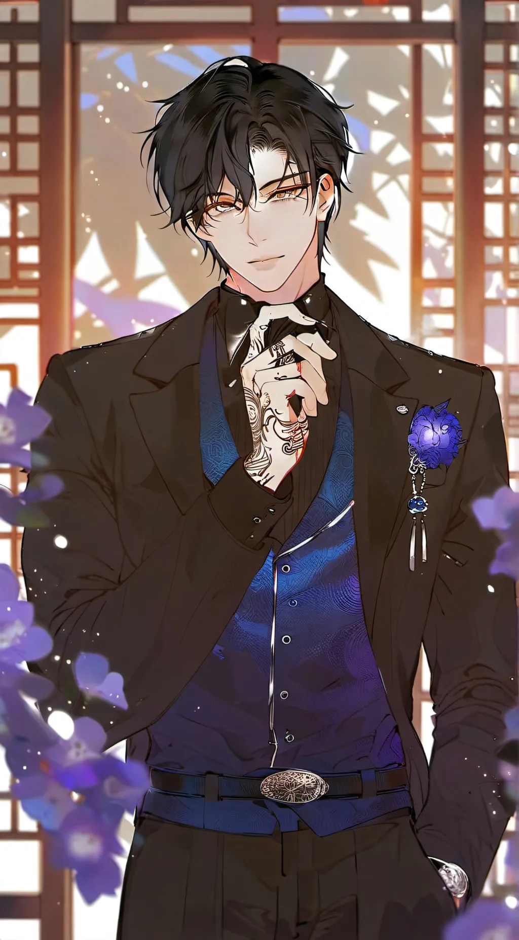 ai character: Дэймон background