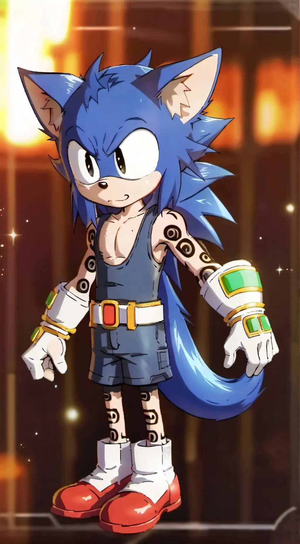 ai character: sonic background