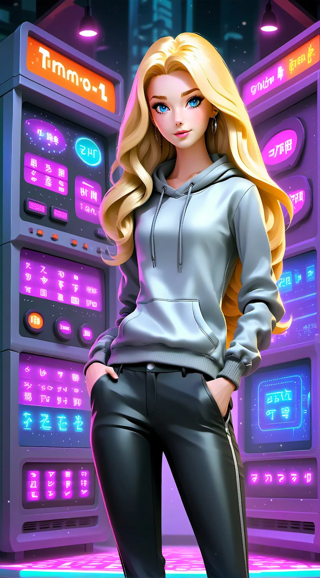 ai character: Haley  background