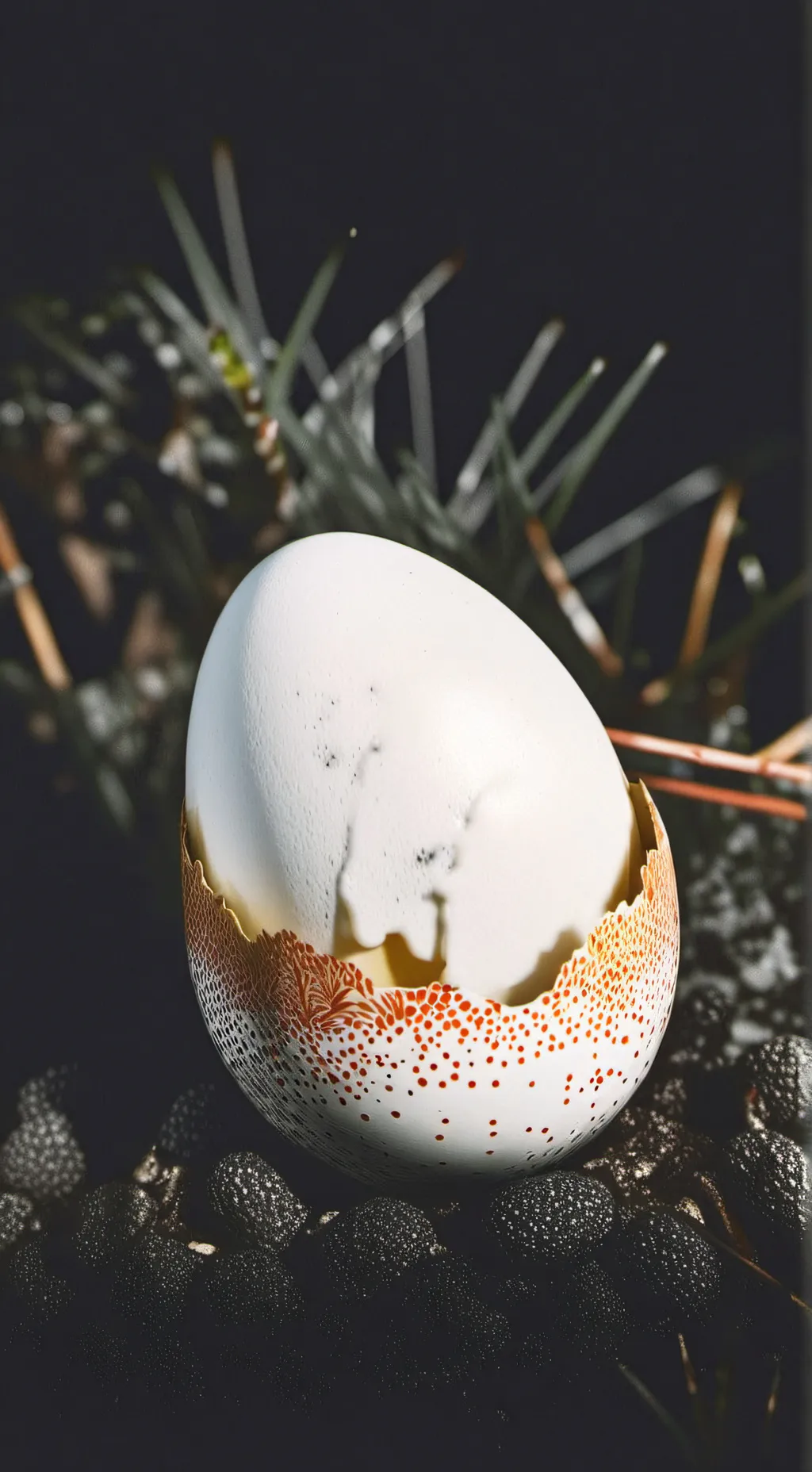 ai character: Yoshi egg background