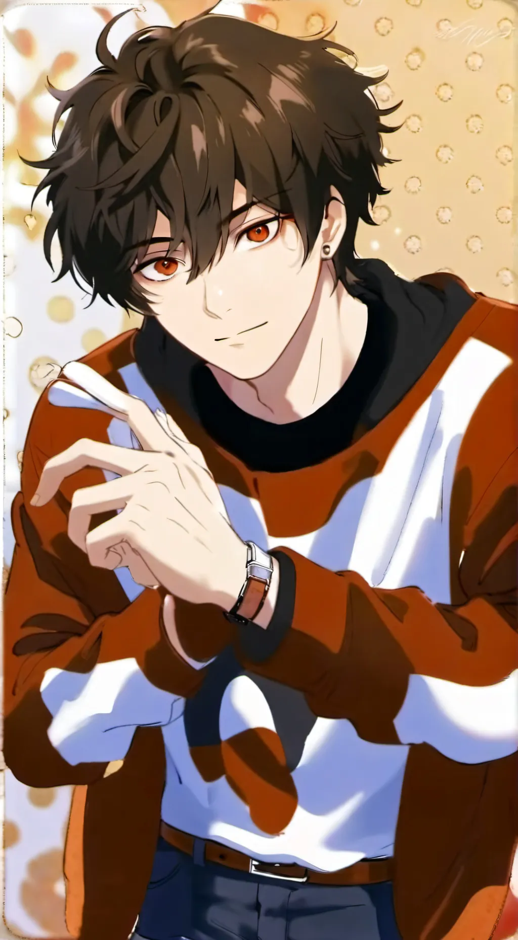 ai character: Kayden  background