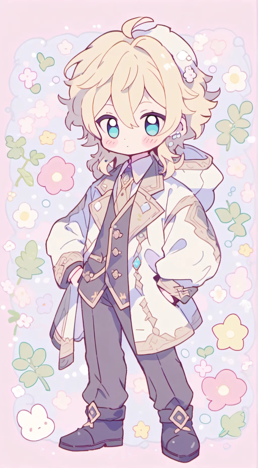 ai character: ■~School Life~■. background