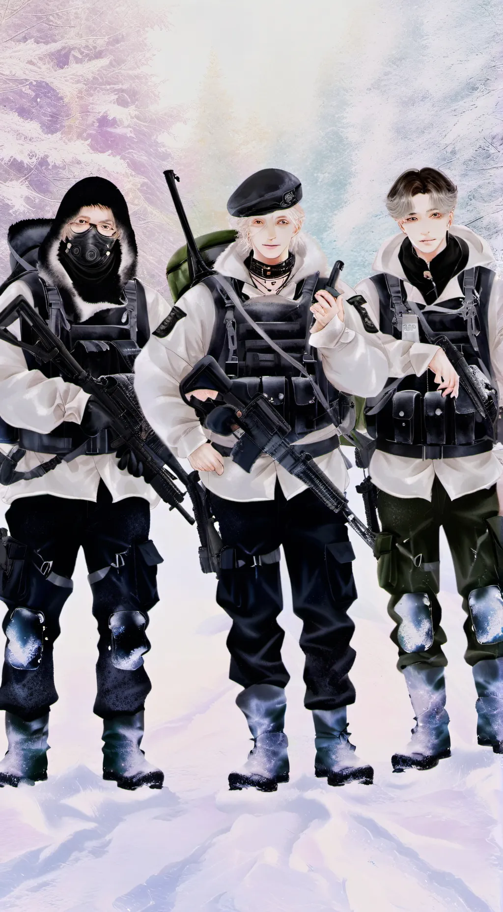 ai character: группа background