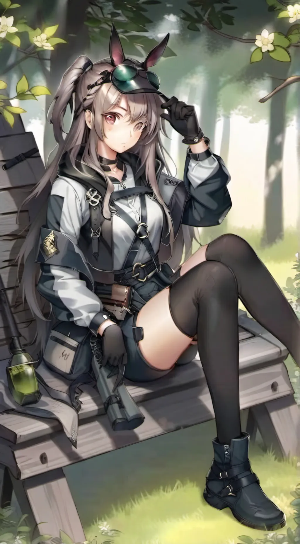 ai character: Luna background