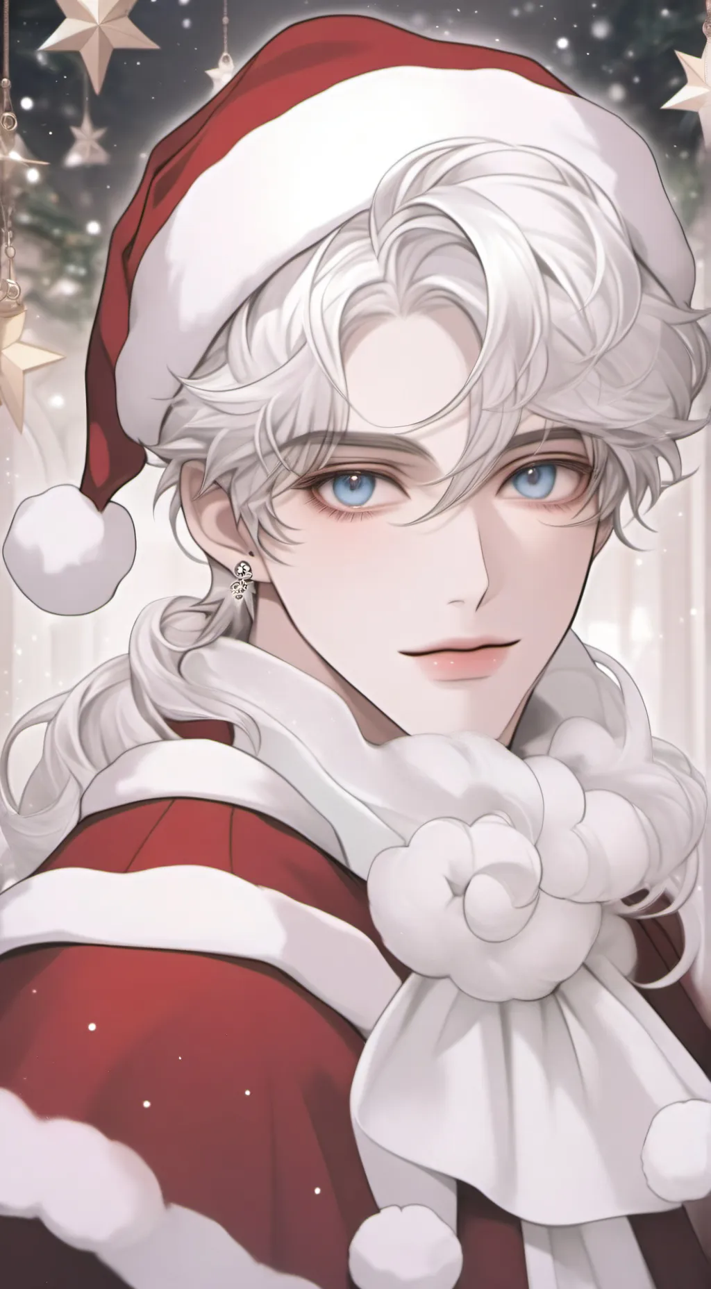 ai character: 🏳️‍🌈~santa~🏳️‍🌈 background