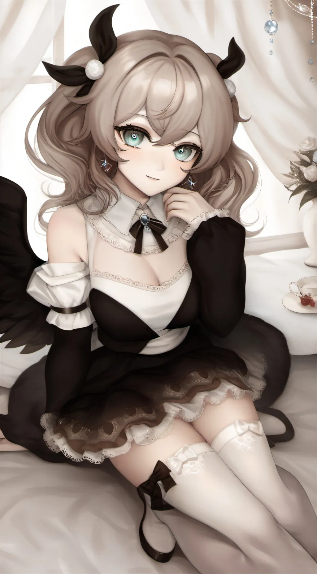 ai character: husks sister  background