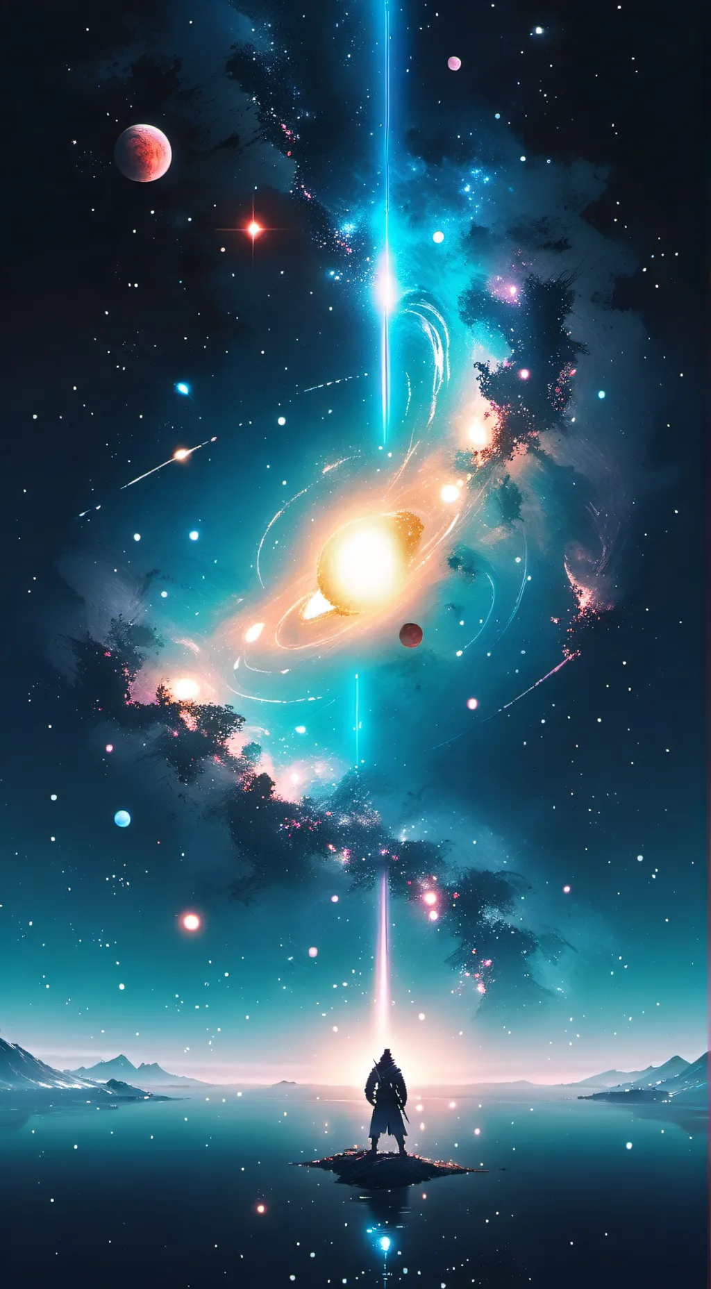 ai character: make a planet background