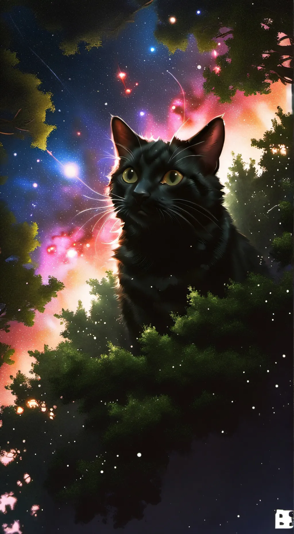 ai character: Hogwarts Cat background