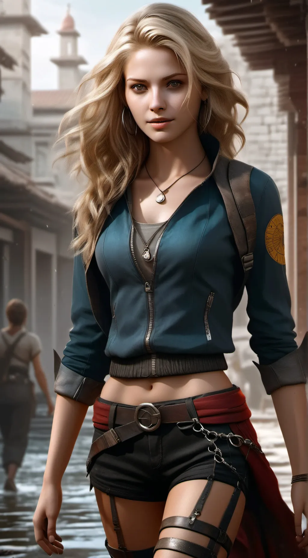 ai character: Hi background