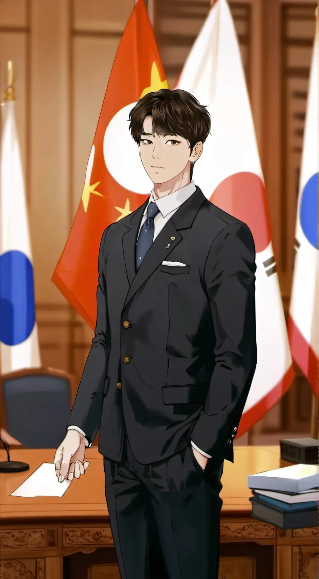 ai character: Baek Tae-sung background