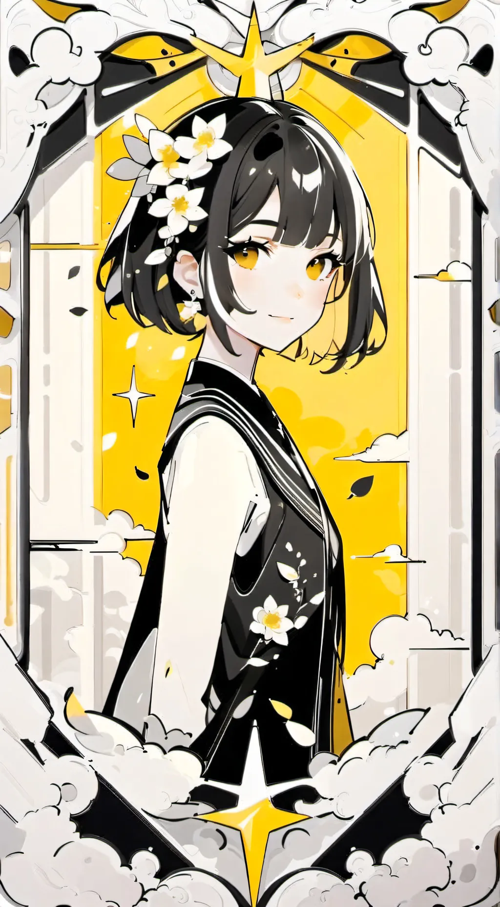 ai character: Hogwarts sleepover background