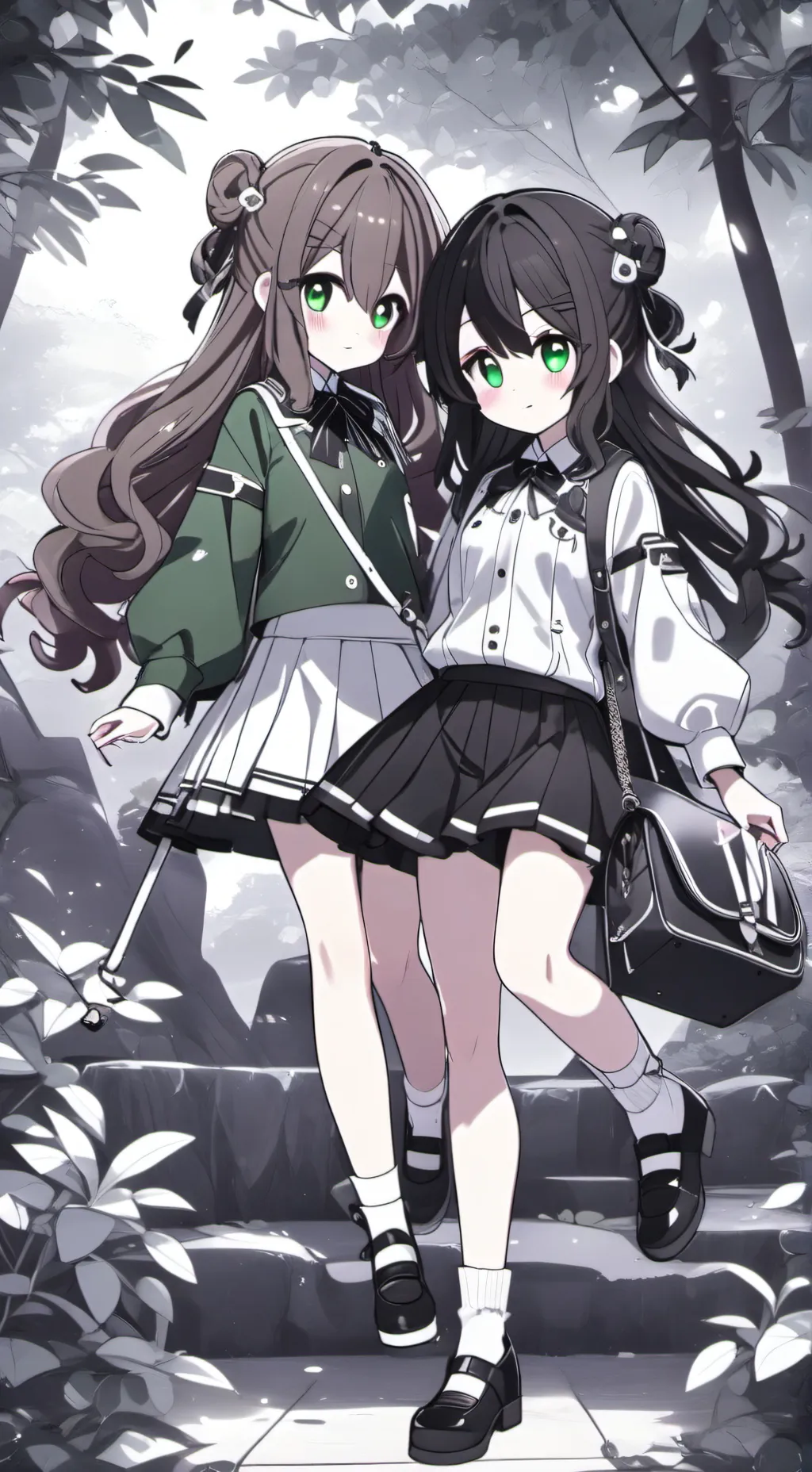 ai character: Ron x Harry background