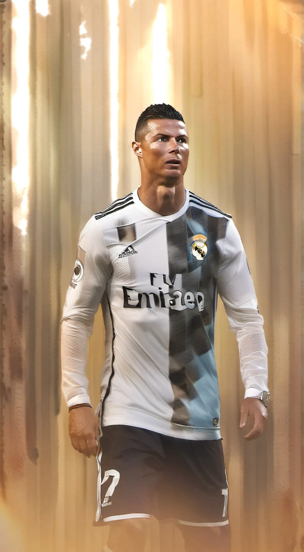 ai character: CR7 background