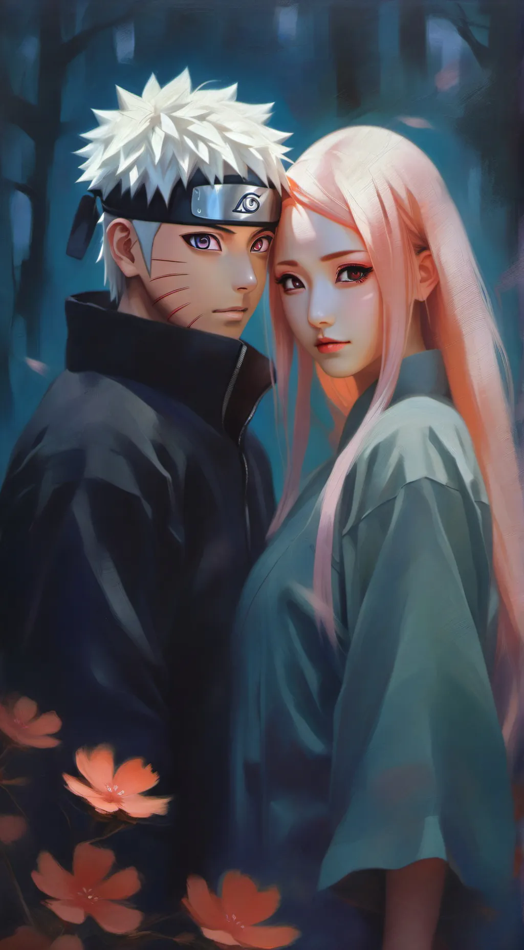 ai character: kaziha sukage  background