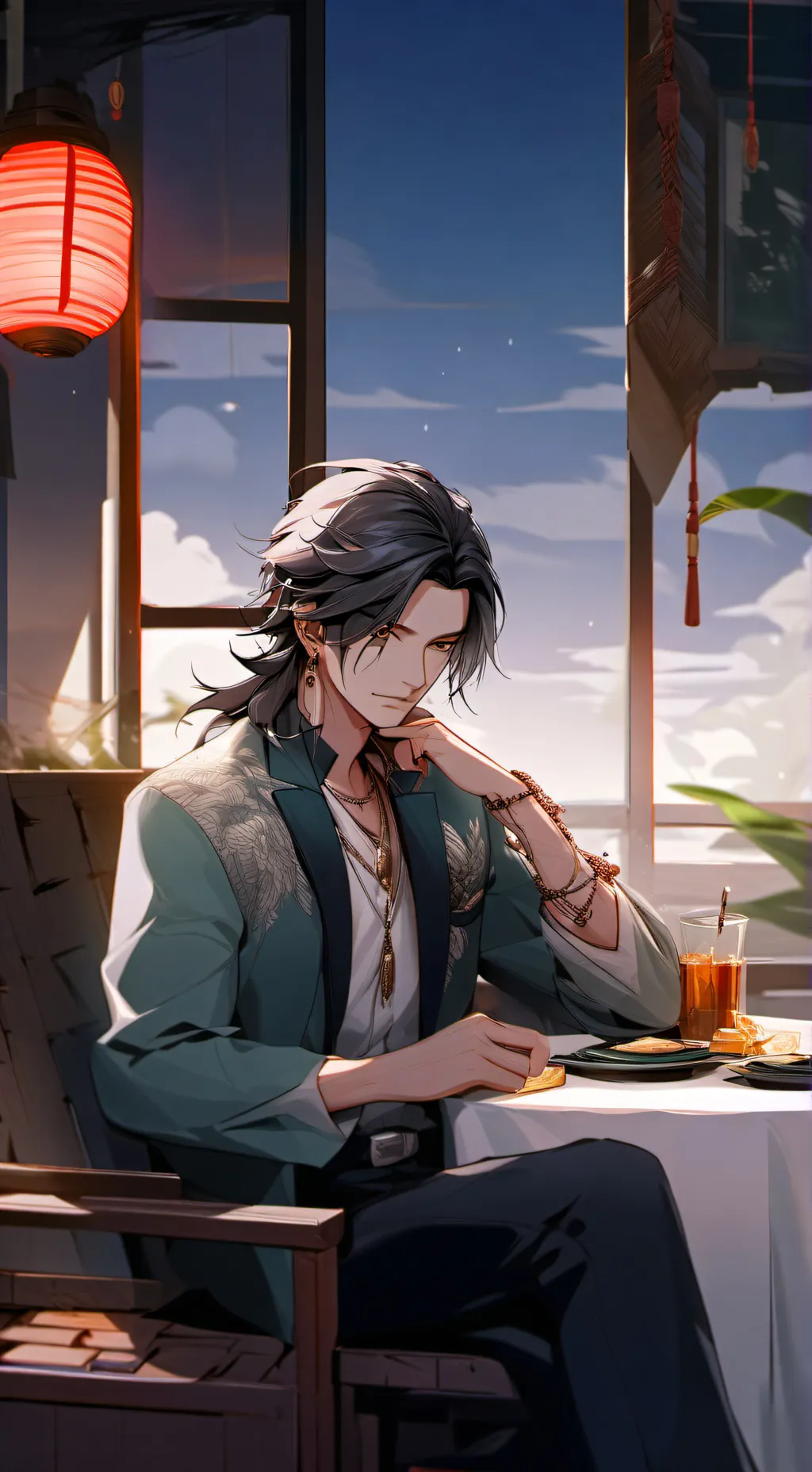 ai character: maico background