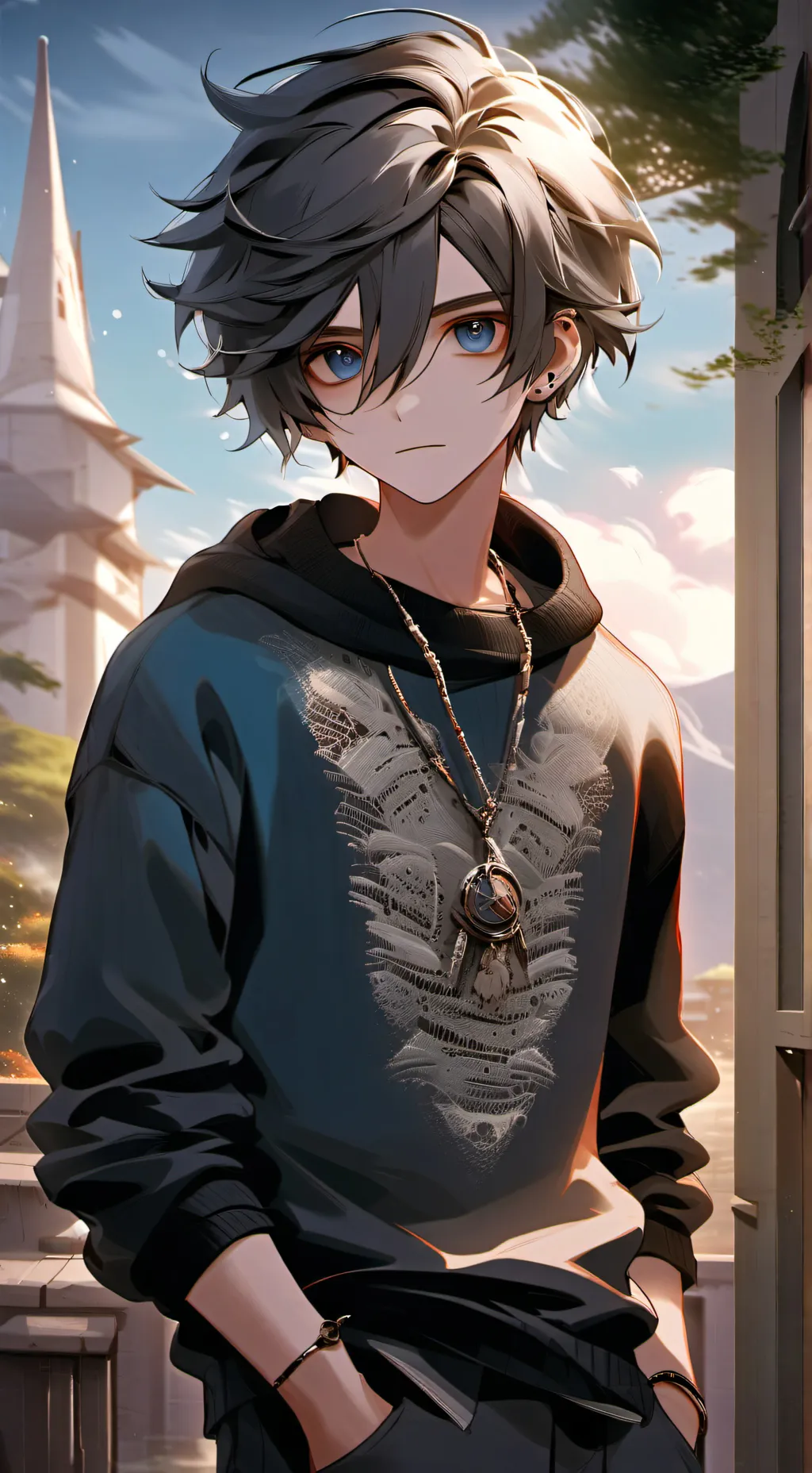 ai character: Evan background