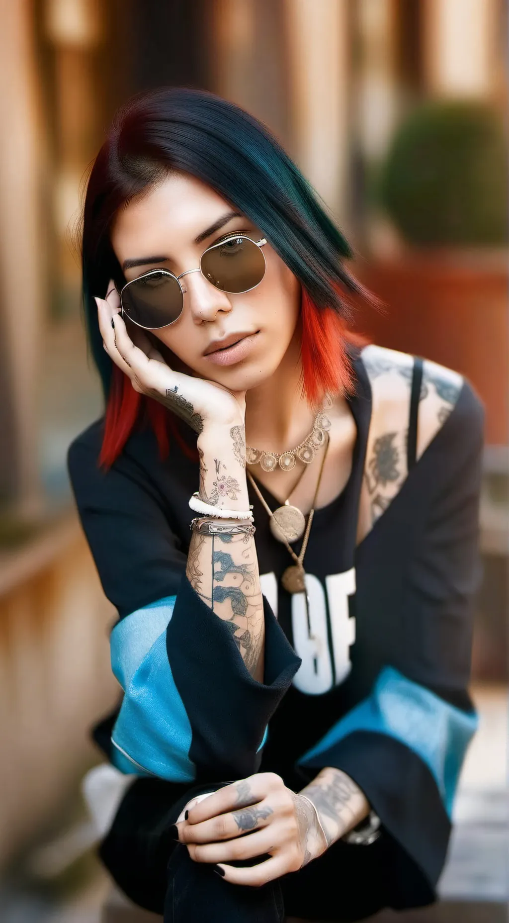 ai character: Raven background