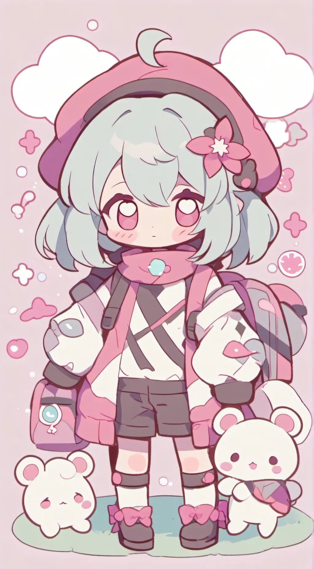 ai character: BkTDDK MEME background