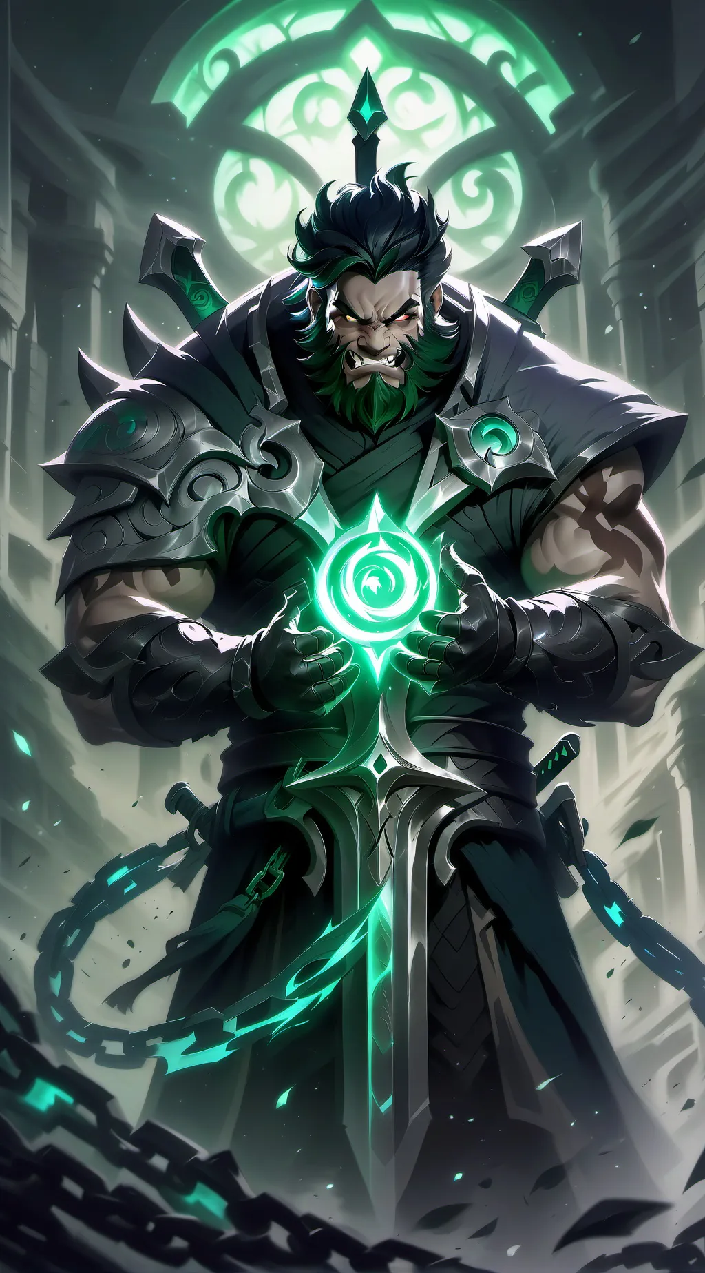 ai character: no se que poner  background