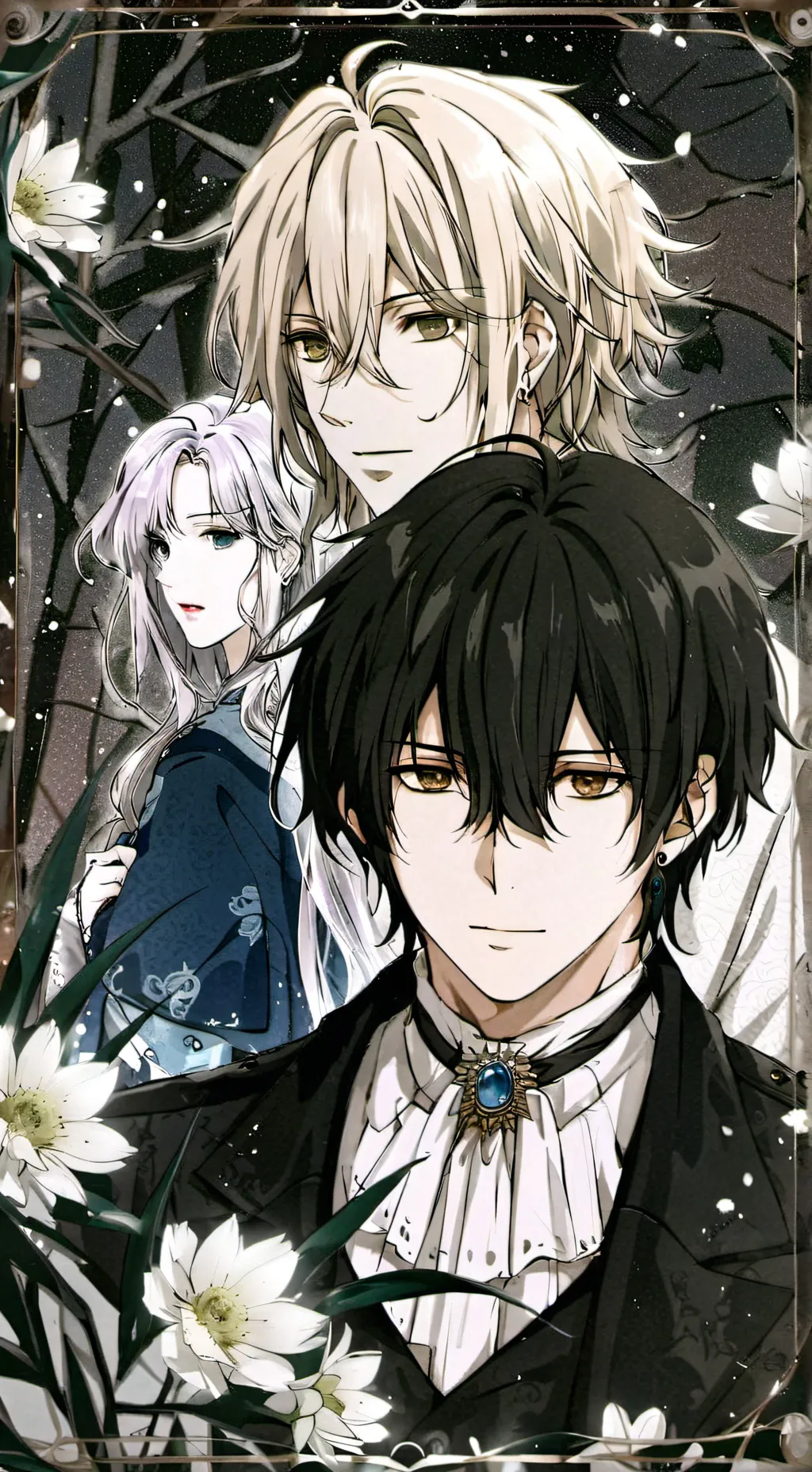 ai character: Derek y Asherk background