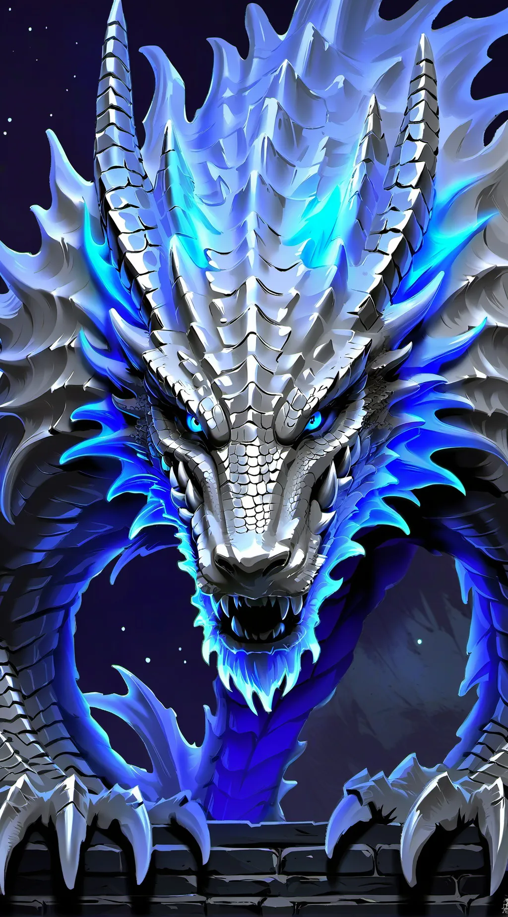 ai character: MHA Dragon background