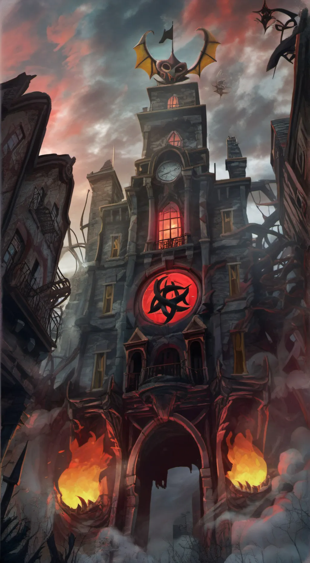 ai character: Hazbin hotel background