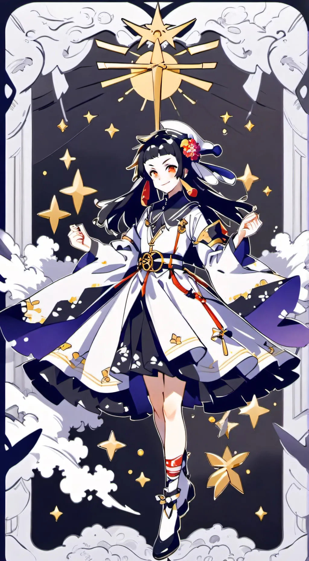 ai character: <3  background