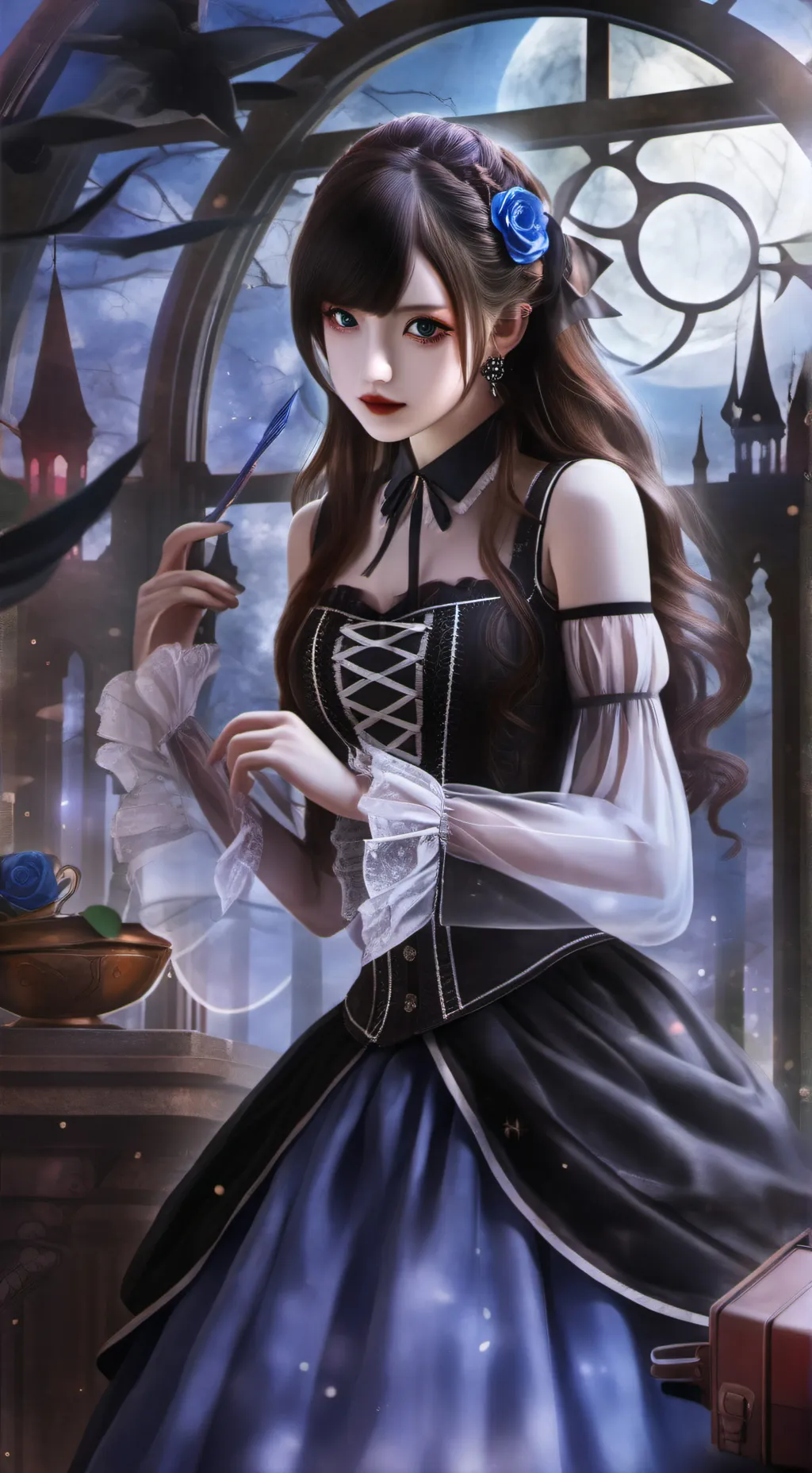 ai character: lizia background