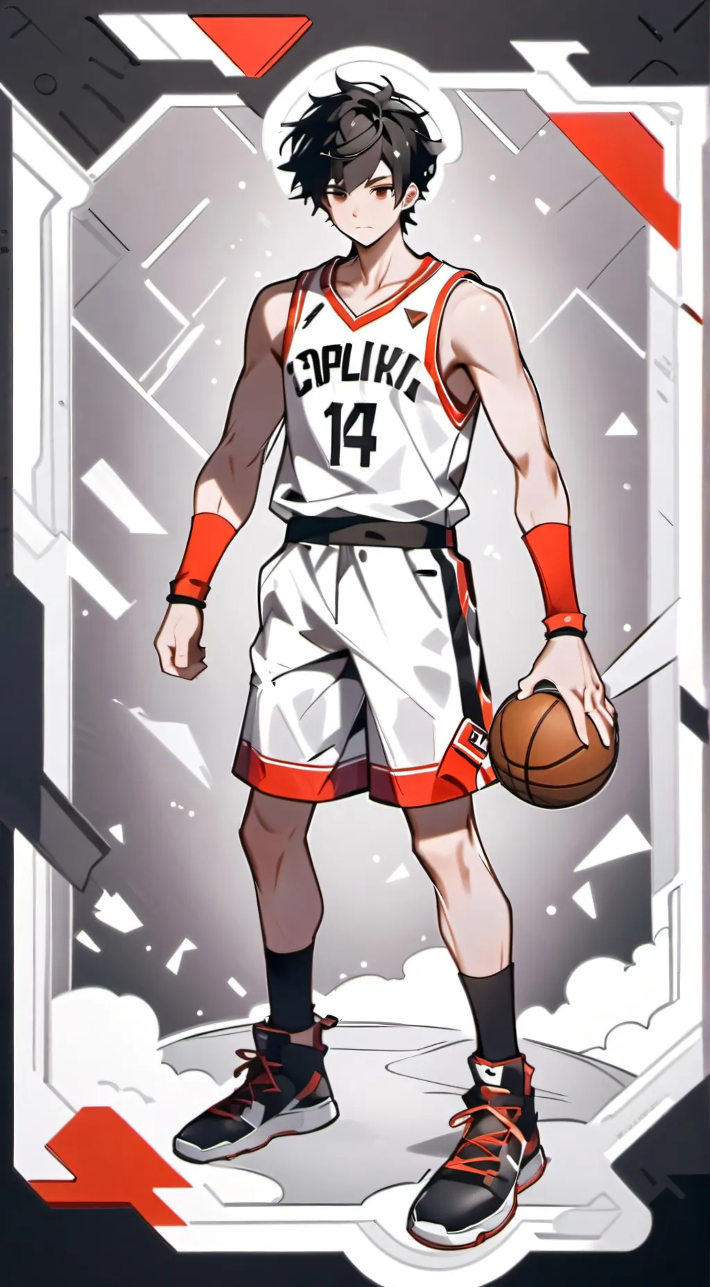 ai character: focus background