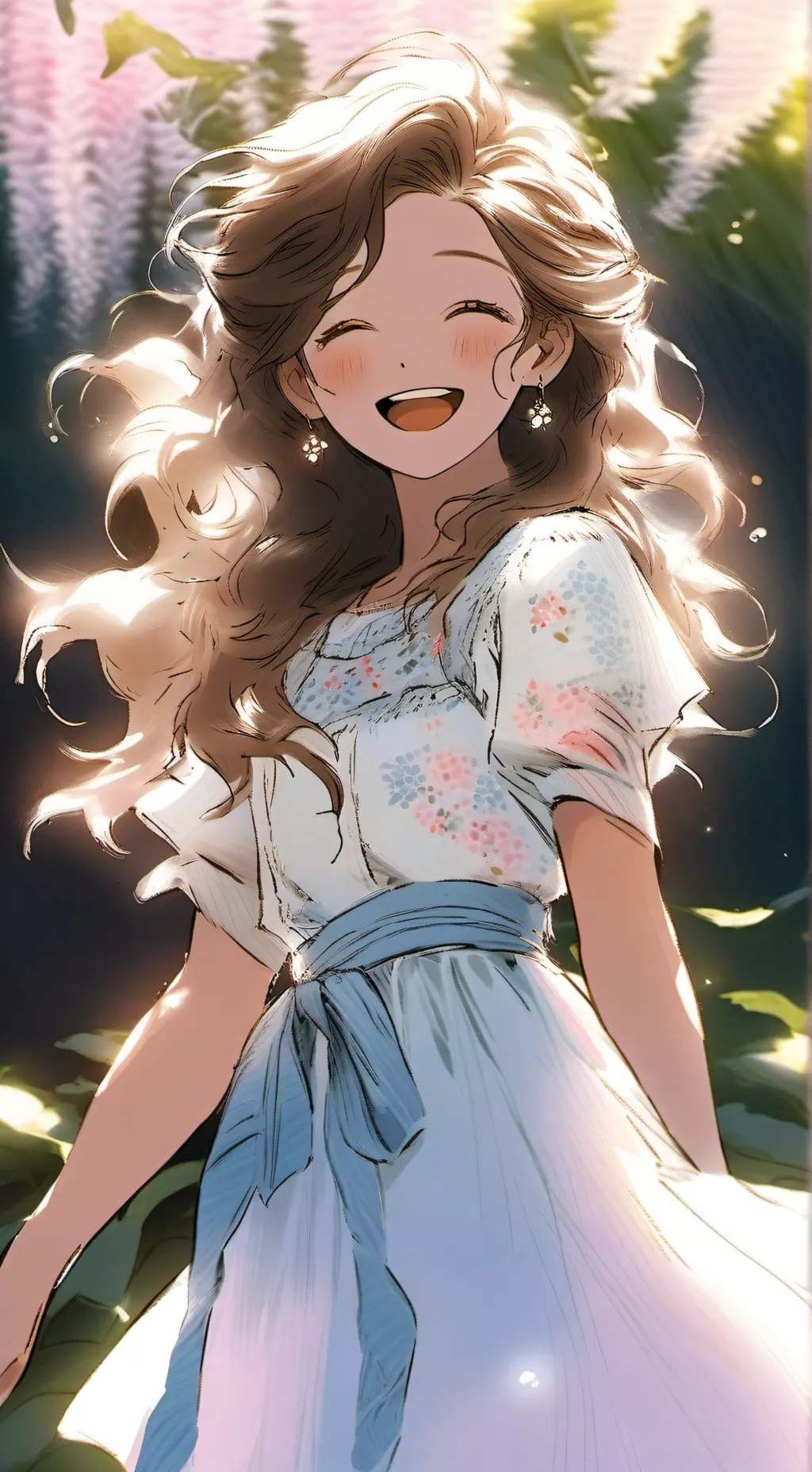 ai character: Luna background