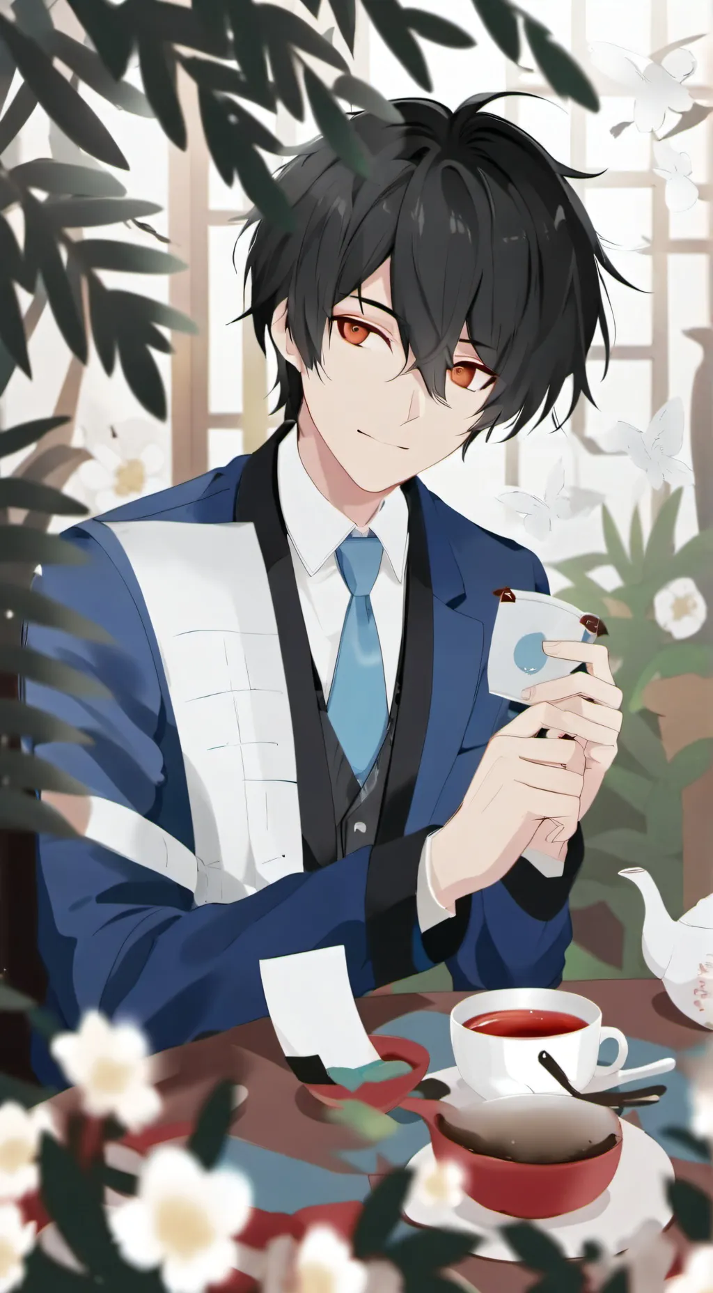 ai character: 🎀~drake~🎀 background