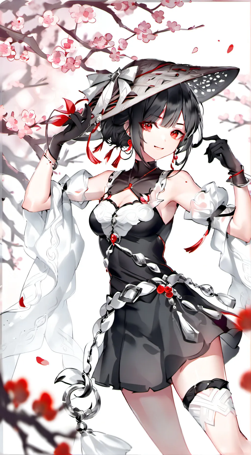 ai character: yor forger  background