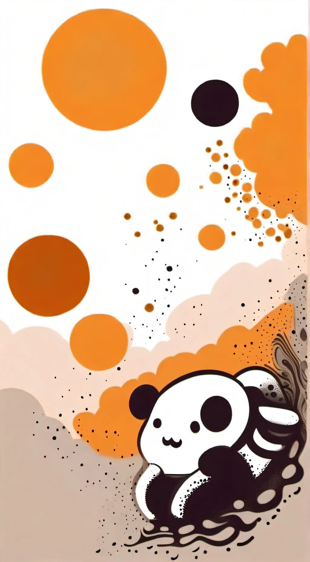 ai character: black background