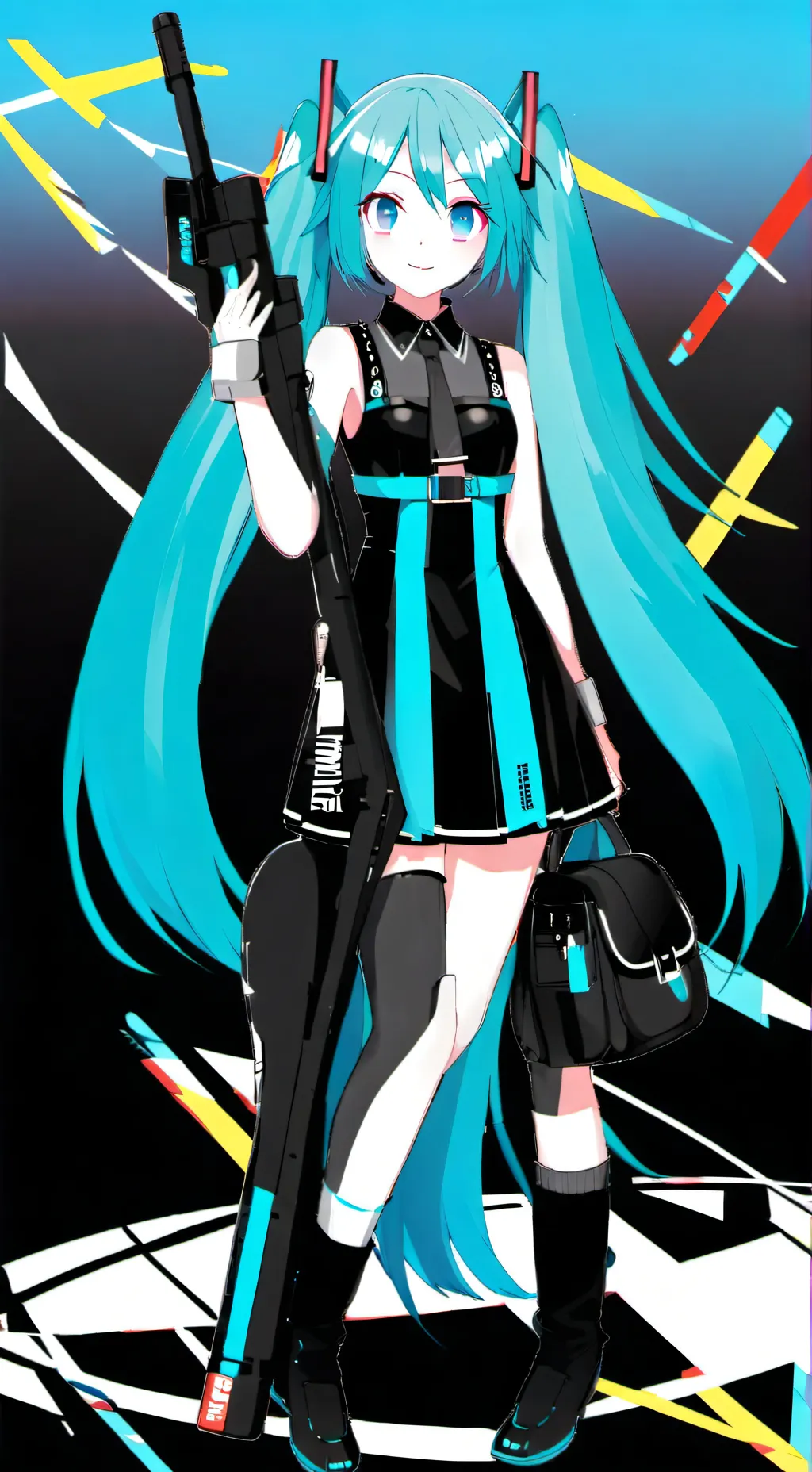 ai character: Miku background
