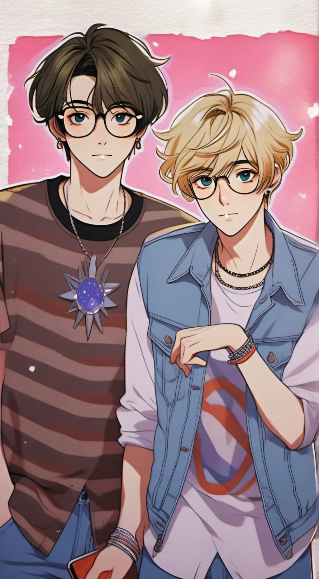 ai character: Sam and colby background