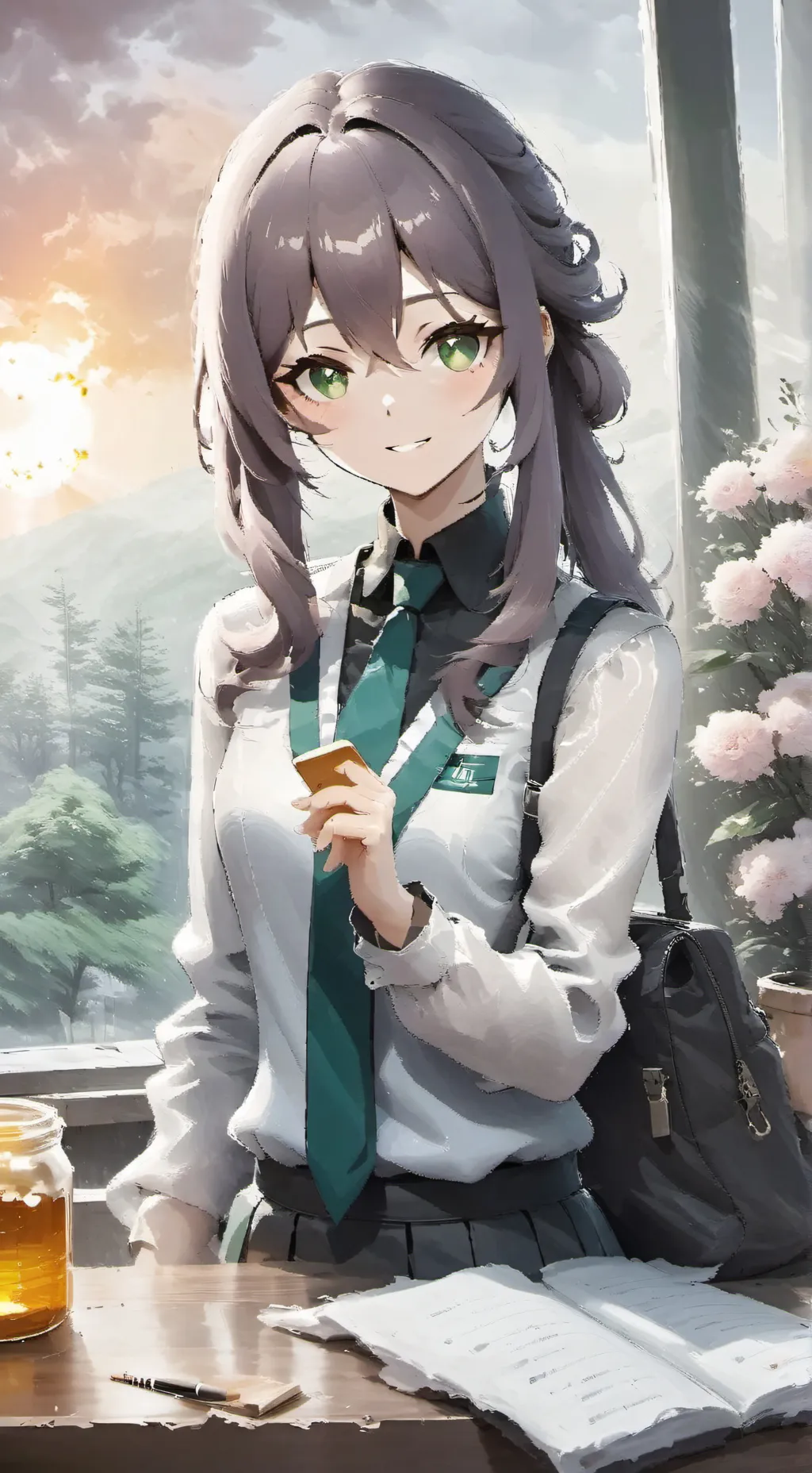 ai character: Eva background