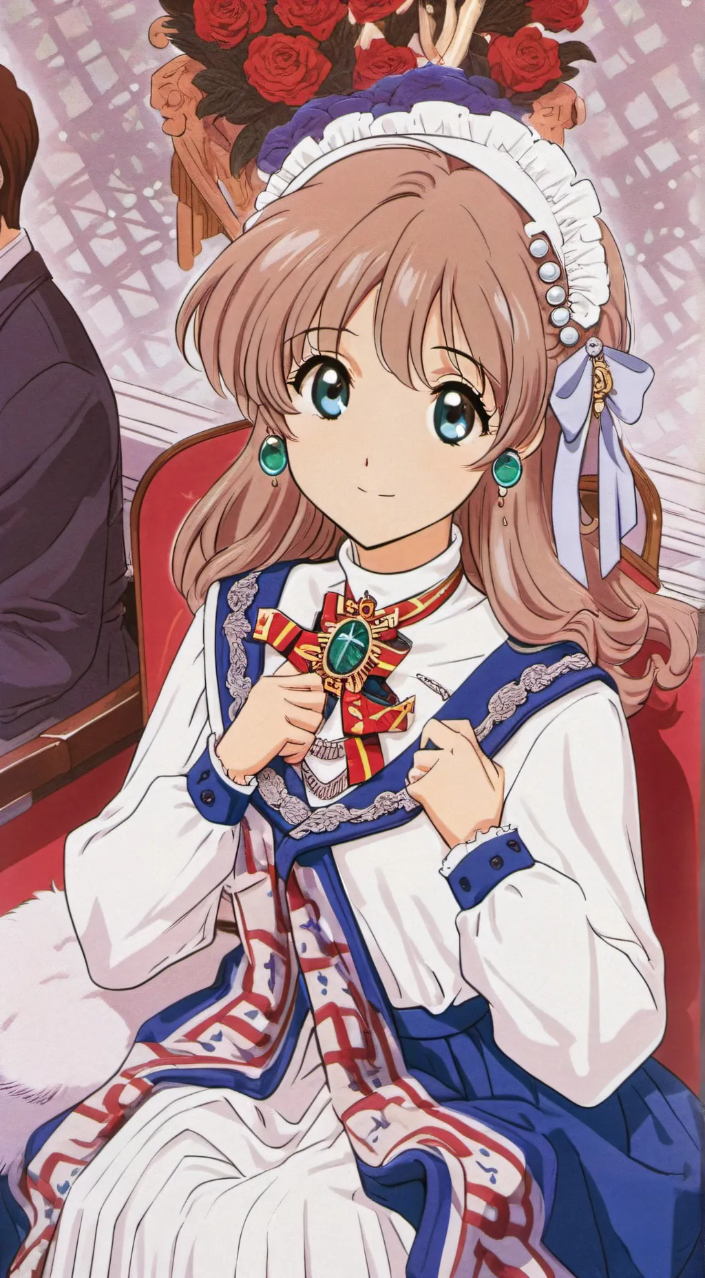 ai character: sarah background