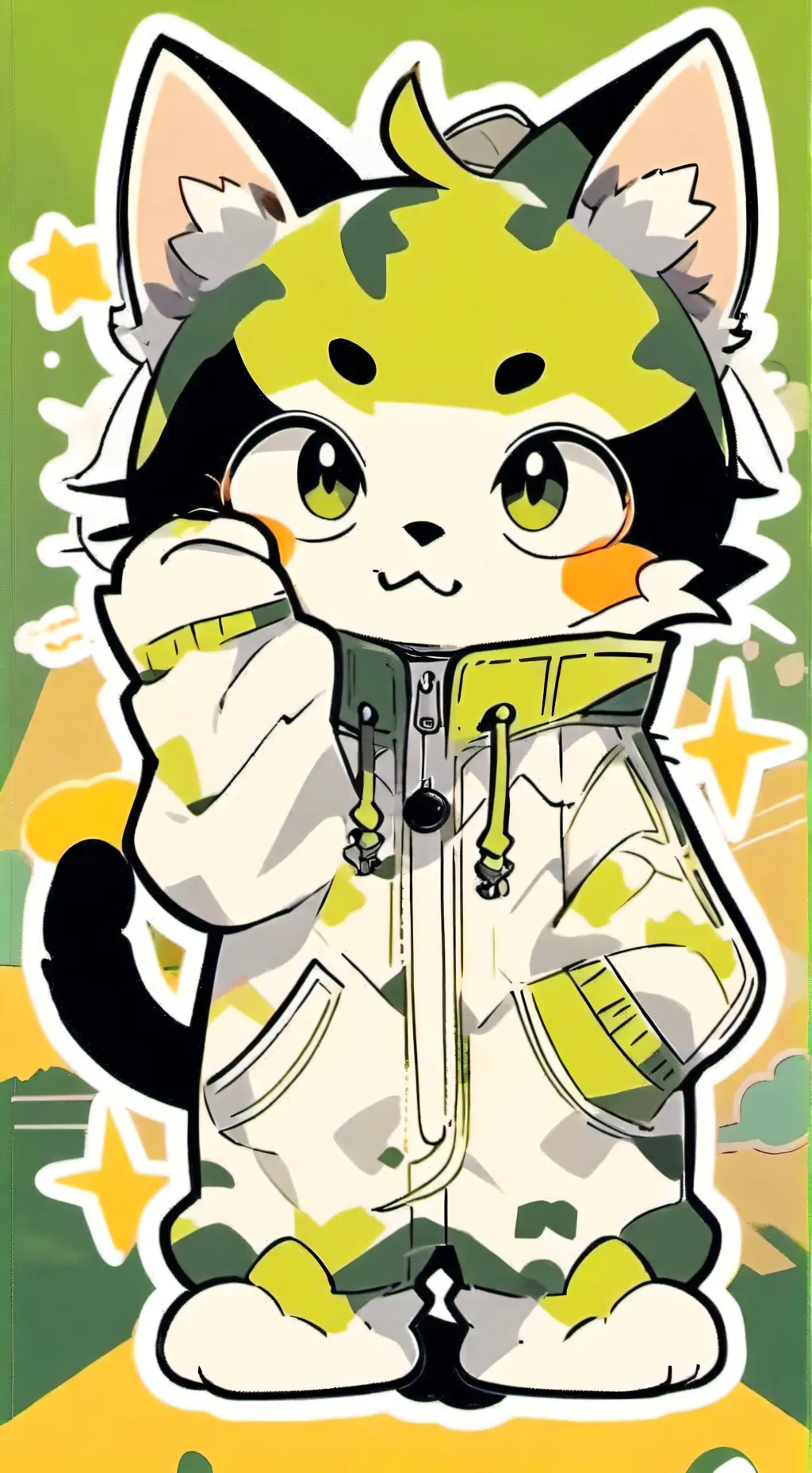 ai character: ⭐gnarpy⭐ background