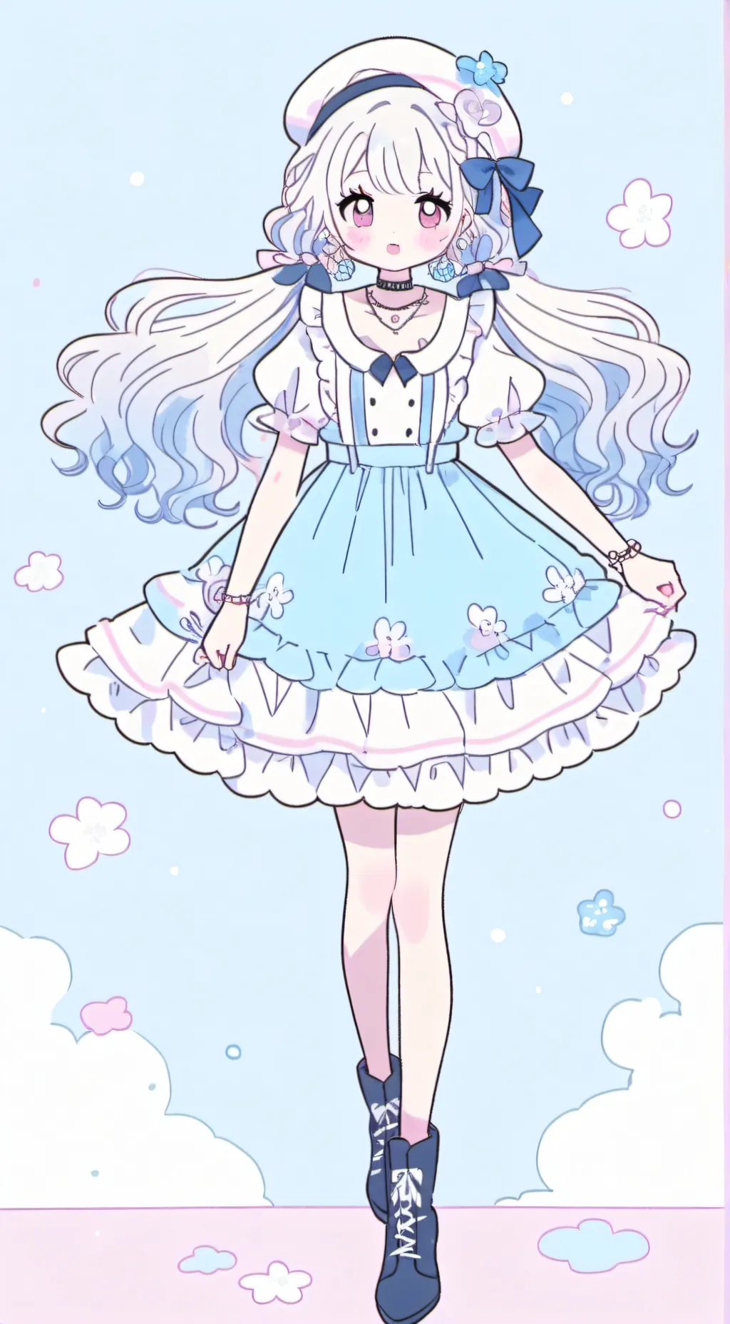 ai character: make a character . background