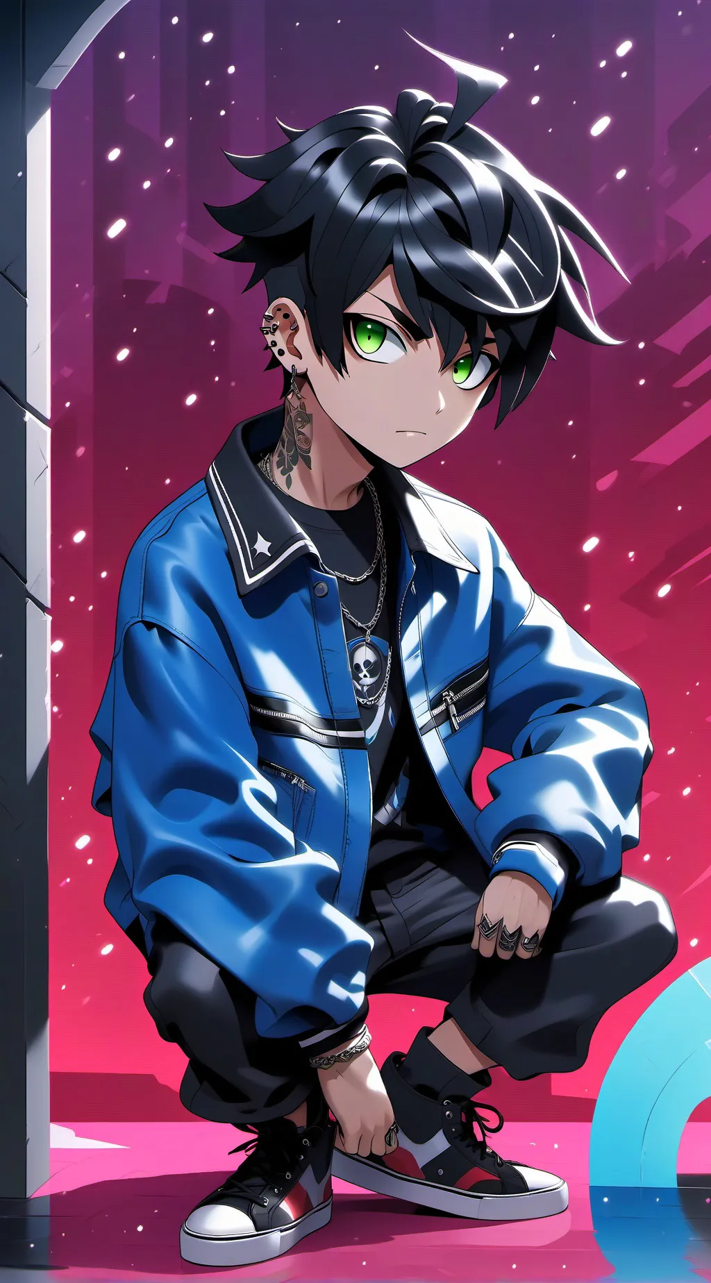 ai character: karma background