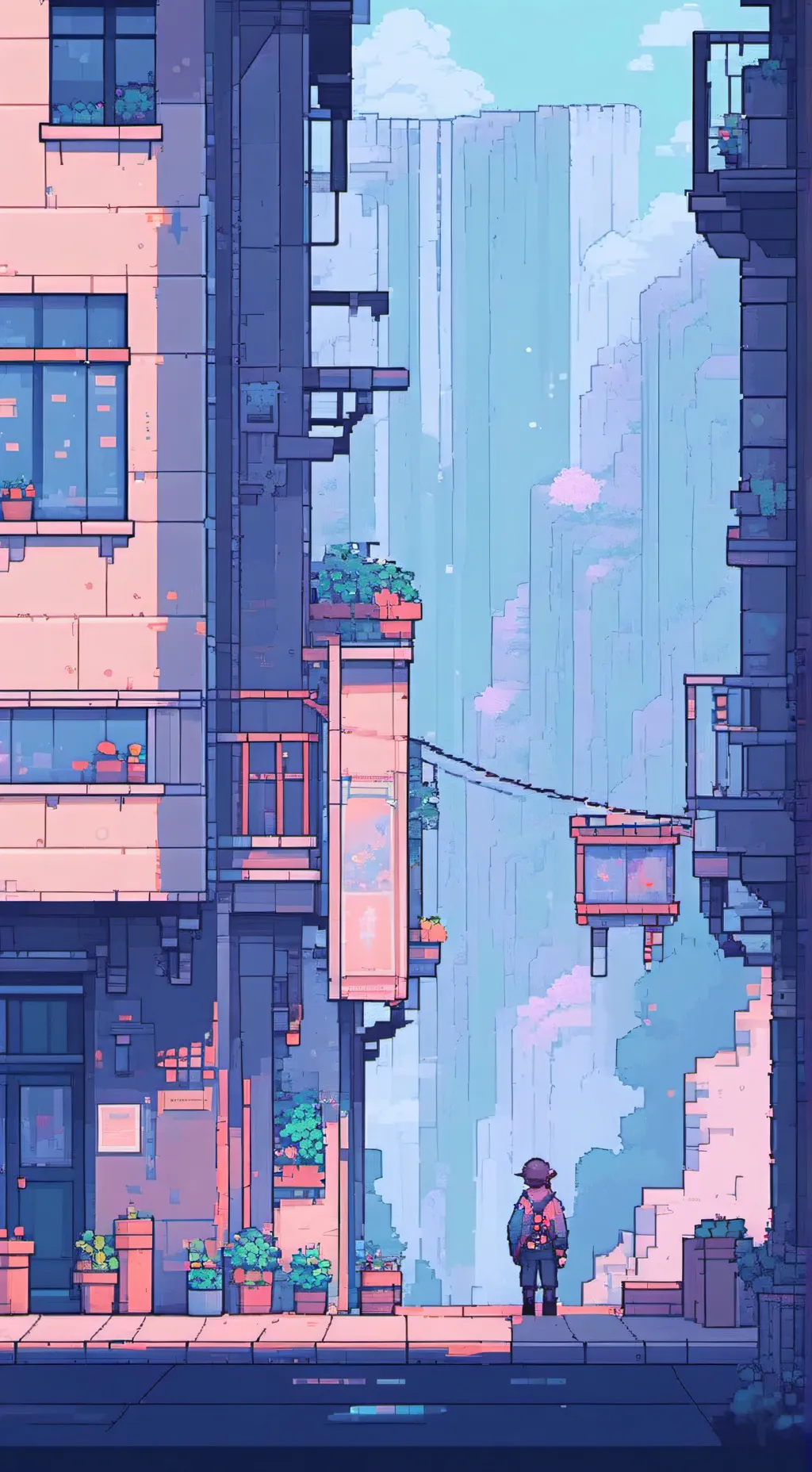 ai character: Grass valley background